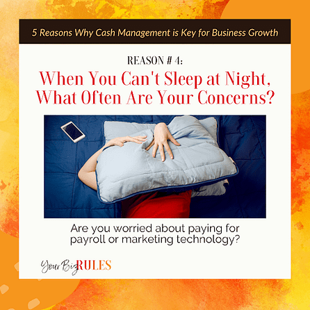 Reason #4 When You Can't Sleep at Night, What Often Are Your Concerns