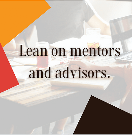 lean on mentors